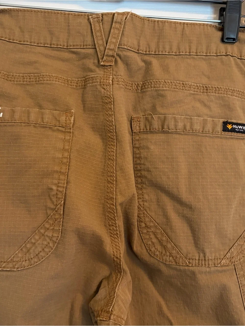 HAWX Men's Utility Work Pants in Brown